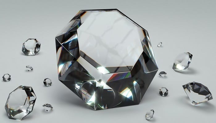 descripción estructural del diamante